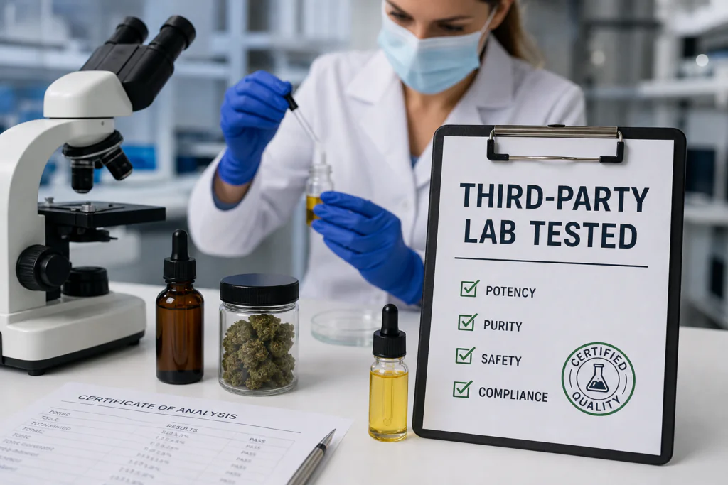 Third-party lab testing is the backbone of trust in the cannabinoid industry. For bulk suppliers, white label brands, and private label manufacturers, it ensures product authenticity, regulatory compliance